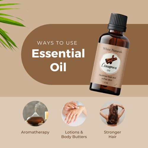 Cinnamon Essential Oil, 100% Pure | Natural Aromatherapy Oil For Diffuser/Humidifier, Steam Distilled #TOP3