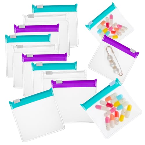 MUCKLILY Medicine Organizer for Purse 30 Small Easy Cleaning Secure Closure for Travel