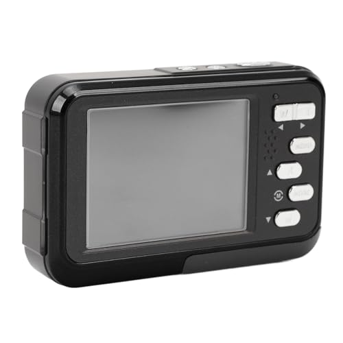 Yunseity Underwater Camera, 16X Zoom 11ft 48MP 4K Water Camera for Outdoor (Black)