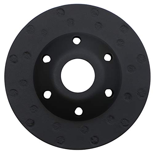 flintronic Premium Diamant-Schleiftopf, 100x22,2mm Diamantschleiftopf, Diamant Schleifteller Universal, Doppelreihig Diamantschleifteller für Beton, Naturstein, Stein, Mauerwerk, Winkelschleifer