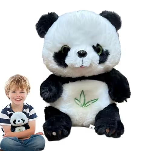Image of Tickles Cute Bear Panda Soft Stuffed Plush Animal Toy for Kids Boys & Girls Birthday Gift (Size: 30 cm Color: Black & White)