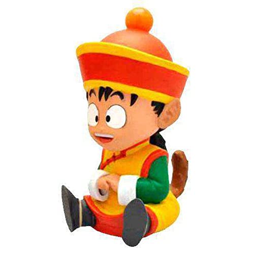 Plastoy Dragon Ball Z Tirelire Chibi Son Gohan Enfant avec Chapeau Boule de Cristal à 4 étoiles - Plastique - 15 cm