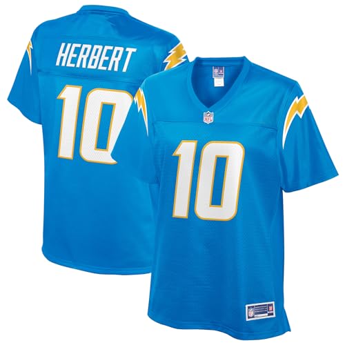 NFL PRO LINE Women's Justin Herbert Powder Blue Los Angeles Chargers Team Player Jersey