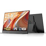 Dopesplay Portable Monitor, 15.6" 1080P FHD Second Screen with Carry Case, Laptop Screen Extender with USB-C/Mini HDMI Port, Compatible with Laptop/Mac/PC/Gaming Device