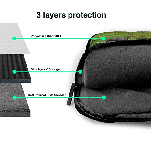 Bolso para portátil unisex con diseño de cabaña abandonada miniatura 6
