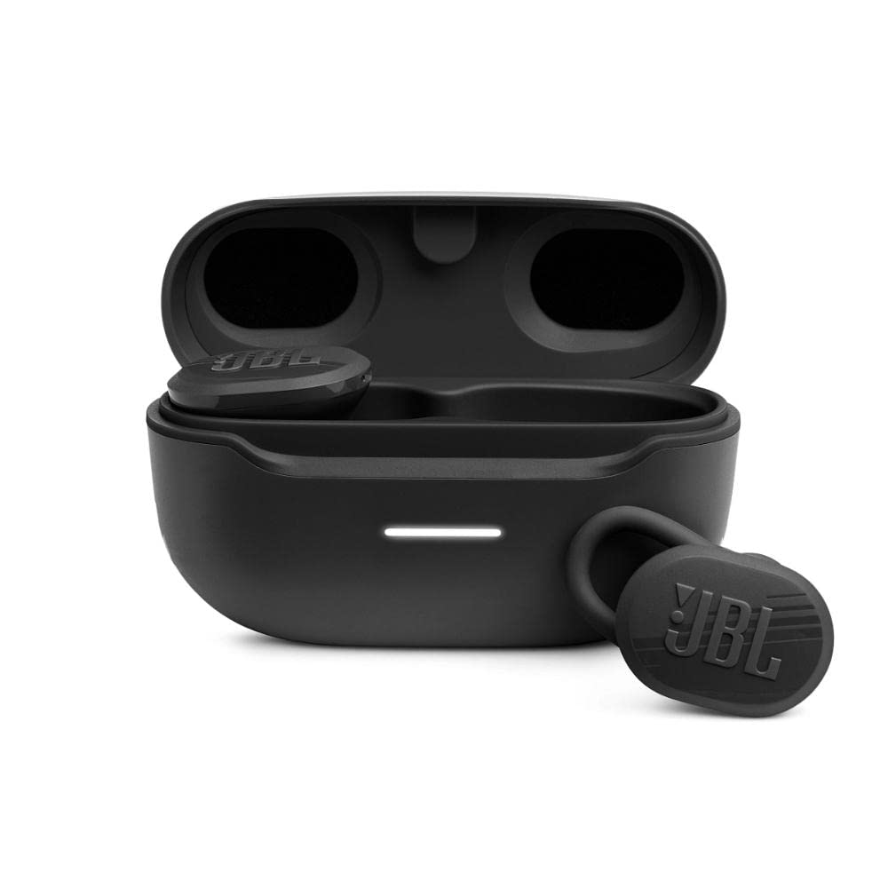 JBL Endurance Race True Wireless In-Ear Headphones Buds with Charging Case - Black - JBLENDURACEBLK
