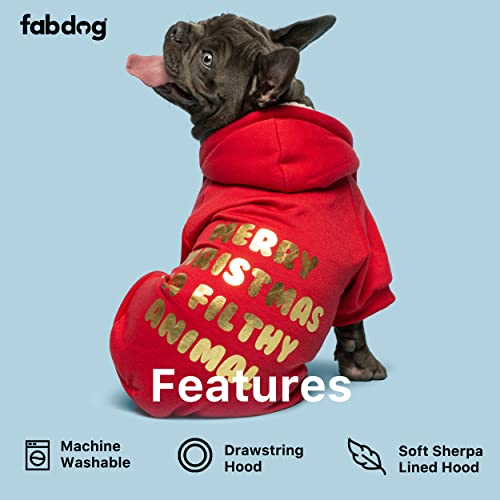 fabdog-Dog-Jogger-Hoodie-Holiday-Themed-Comfy-Dog-Sweater-for-All-Dogs-Ideal-Christmas-Hanukkah-Gift-Clothes-Fits-Neck-Sizes-10-Red - Cucciolini Doodles   fabdog-Dog-Jogger-Hoodie-Holiday-Themed-Comfy-Dog-Sweater-for-All-Dogs-Ideal-Christmas-Hanukkah-Gift-Clothes-Fits-Neck-Sizes-10-Red