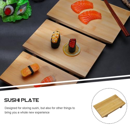 Plato japonés estilo sushi tamaño mediano caqui miniatura 7