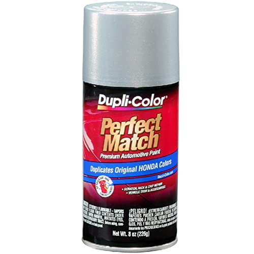 Image of Dupli-Color EBHA09717 Perfect Match Automotive Spray Paint - Honda Satin Silver Metallic, NH623M - 8 oz. Aerosol Can