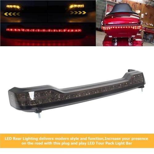 Luz trasera ahumada para Electra Glide Ultra Classic FLHTCU de 14 en adelante 3