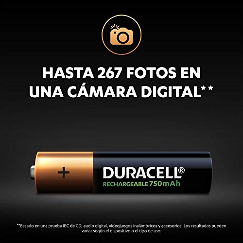 Duracell acculader Grootte AAA Plus - 750 mAh 8 Stuk - Afbeelding 6
