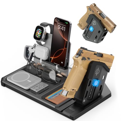 ONNAIS EDC Organizer with Detachable Quick-Access Gun Trigger Lock