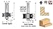 Amana Tool 49314 Rabbeting 3/4 Depth x 1-7/8 D x 1 CH x 1/2 Inch SHK 3-Flute Router Bit