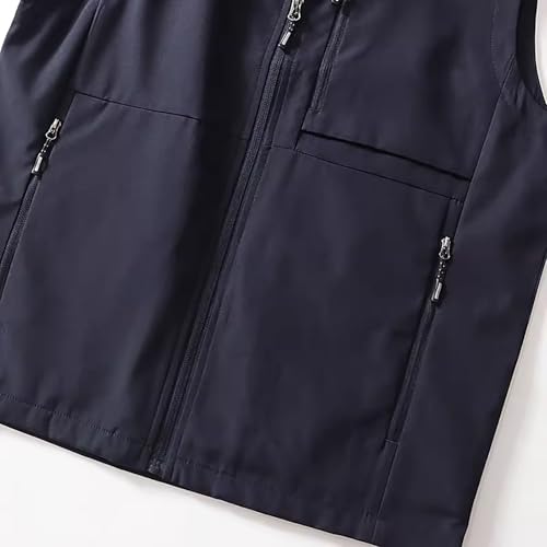 Camiseta sin mangas softshell corte ajustado para evitar el viento al aire libre 5