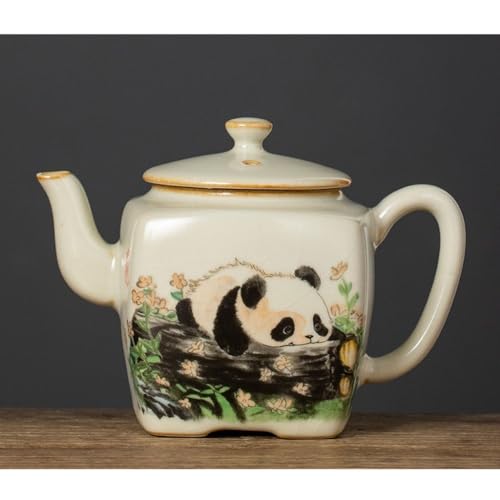 Té de cerámica para uso personal con filtro y diseño compacto miniatura 6