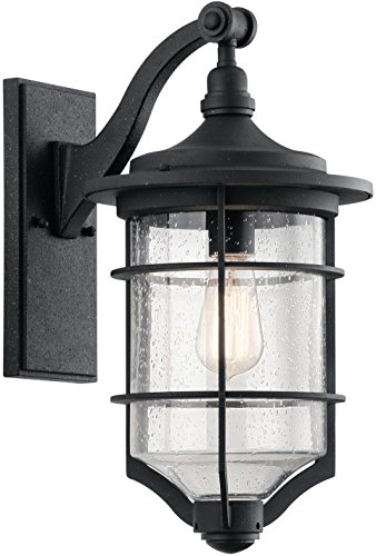 Amazon Crazy ๐ฅ Deals Kichler Royal Marine 18.25" 1 Light Outdoor Wall Light with Clear Seeded Glass in Distressed Black Amazon Crazy ๐ฅ Deals Kichler Royal Marine 18.25" 1 Light Outdoor Wall Light with Clear Seeded Glass in Distressed Black