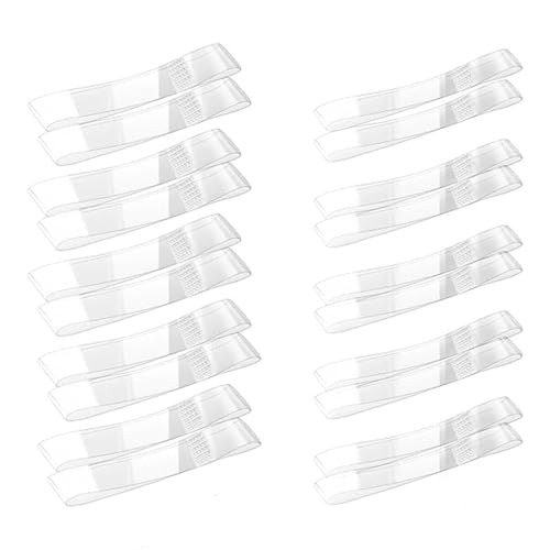 Invisible High Heel Shoe Straps-10 Pairs Transparent Elastic Anti-Loose Ankle Replacement Straps for Women Heels