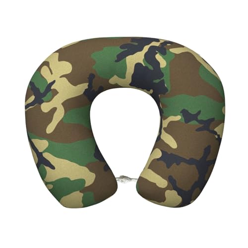 Almohada espuma viscoelástica tamaño único negro soporte U miniatura 1
