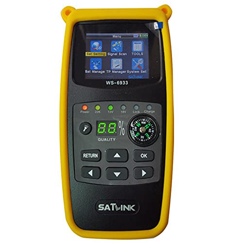 TOZTVXU Satellite Finder Satlink WS-6933 Digital Satfinder DVB-S2 2.1 Inch LCD Display FTA C&KU Band WS 6933 WS6933