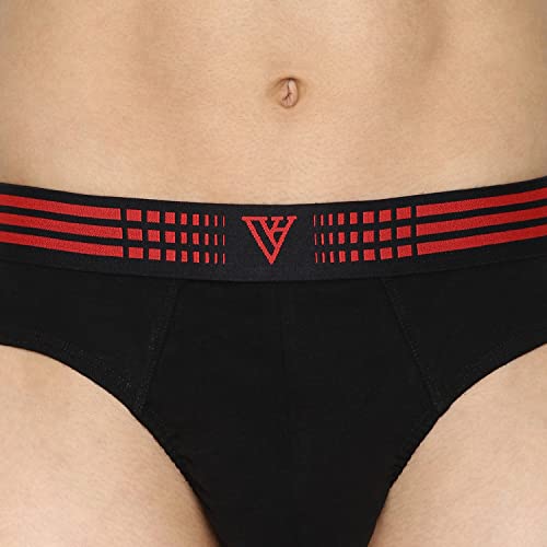Image of Van Heusen Men Anti Bacterial Briefs - 100% Combed Cotton - Pack of 2 - Colour Fresh, Moisture Wicking