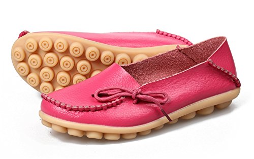 Image of VenusCelia Women's Breathable Comfort Walking Office Flat Loafer