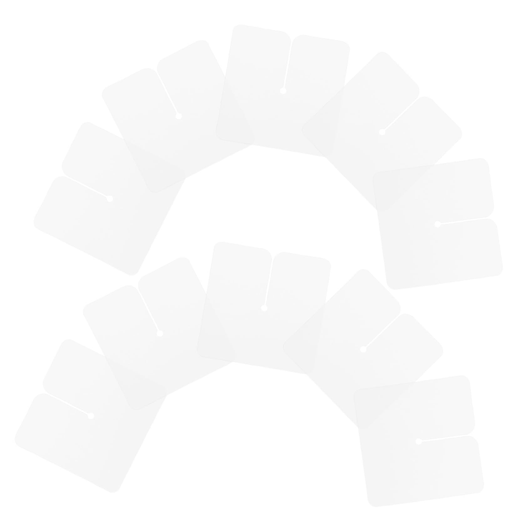 NOLITOY 10pcs Thermal Insulation Hair Extensions Shield Guards for Salon Glue Spacers