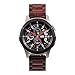 Kinobo Band 22mm Compatible with Samsung Galaxy Watch 3 45mm / Gear S3 Frontier Smartwatch 46mm Lightweight Wood Watchband Quick Release Strap Replacement Bracelet Wristband (Sandalwood-22MM)