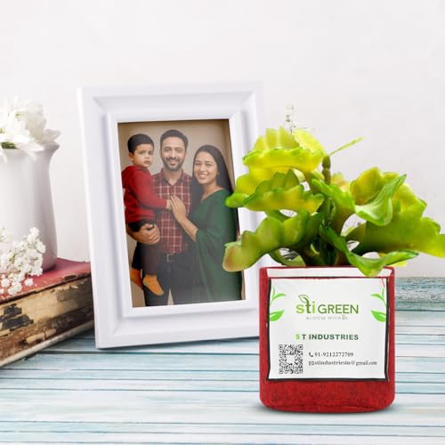Image of Geo Fabric Grow Bags for Plants 4X4 Inch (Pack of 10) | 400 GSM Heavy Duty UV-Protected Round Maroon Colour Plant Bags for Terrace and Vegetable Gardening | Strong & Reusable|