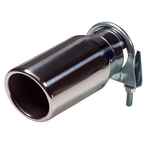 Embout d'échappement Inox rond 76mm pour tuning auto et personnalisation de pot