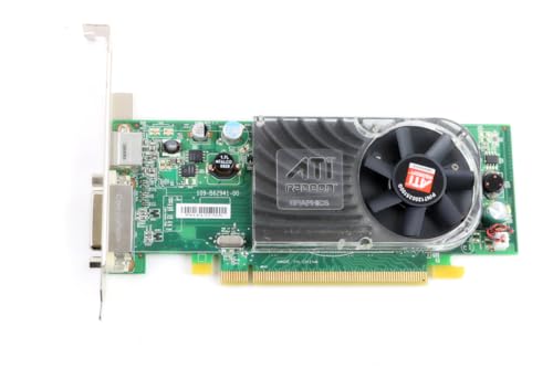 ATI Radeon HD 3450 256MB DDR2 PCI Express (PCI-E) DMS-59 ビデオカード TV-Out & DMS-59 - デュアルDVI-Iケーブル付き
