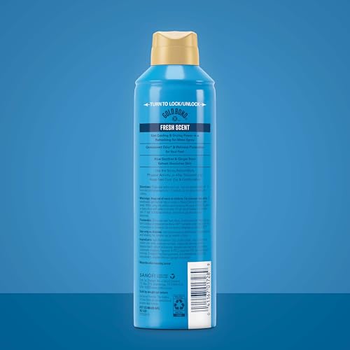 Gold Bond Foot Powder Spray, No Mess Talc-Free, 7 Oz., Fresh Scent - image 3