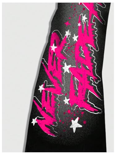 WDIRARA Men's Y2k Graphic Letter Print Stacked Sweatpants Drawstring Bell Bottom Flare Pants with Pockets3