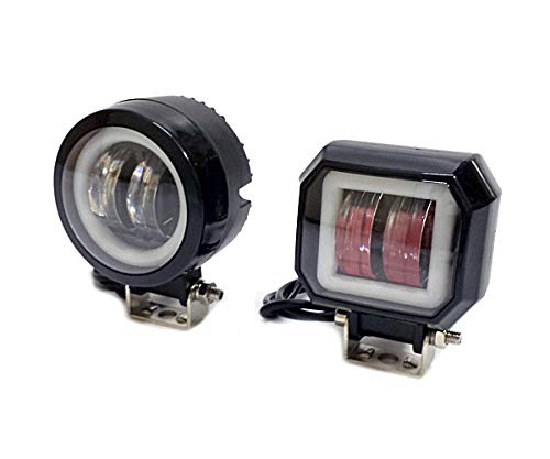 Amazon | 汎用20w LED フォグランプ バイク用クランプ付 イカリング