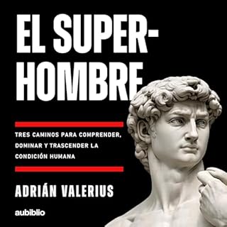 Diseño de la portada del título El superhombre