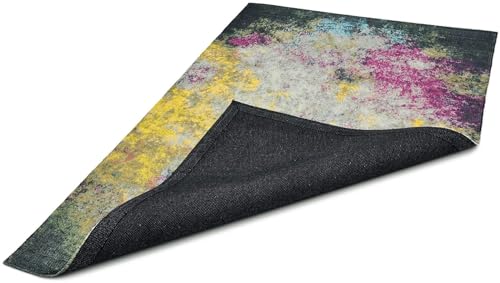 Image of Printed Rug Soft Floor Carpets with Anti Slip Backing for Living Room | Bedroom | Kids Room (Multi, 3x5 Feet)