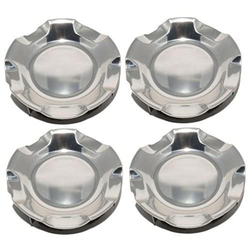 Deebior Compatible with 2007-2009 Avalanche 2007-2009 Silverado 1500 2007-2009 Suburban 1500 2007-2009 Tahoe Wheel Hub Center Cap SET POLISHED