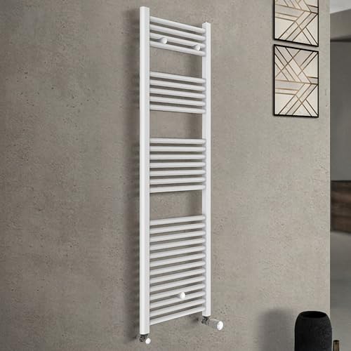 Termoarredo Scaldasalviette 500x1420 mm in Acciaio Bianco