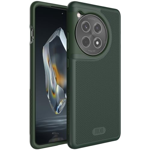 Coque OnePlus 12R 5G résistante de qualité militaire couleur Vert Pin