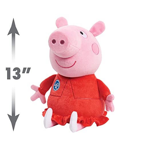 Peppa Pig 13.5-Inch Tourist Peppa Pig Plush, Super Soft & Cuddly Stuffed Animal, Amazon Exclusive, By Just Play #TOP3