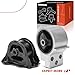 A-Premium 2PCS Engine Motor Mount Set [Automatic Trans] Compatible with Honda Civic 1994-1995, Civic del Sol 1994-1997 & Acura Integra 1994-2001, 1.5L 1.6L 1.8L, Replace# 50810ST0980, 50810ST7Z00