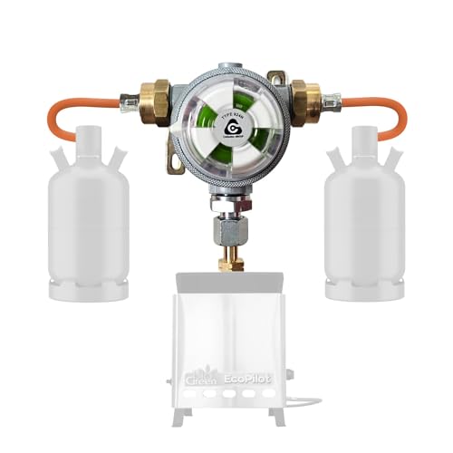 Bio Green Zwei-Flaschen-Anlage Multimatic zum automatischen Umschalten von 2 Gasflaschen, bis 50 mbar, für 3, 5, 11 kg Flaschen