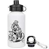 Azeeda 400ml 'Amphibious ATV 4 Wheeler' Kids Reusable Water/Drinks Bottle (WT00071429)