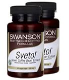 Swanson Svetol Green Coffee Bean Extract 200 Milligrams 60 Veg Capsules