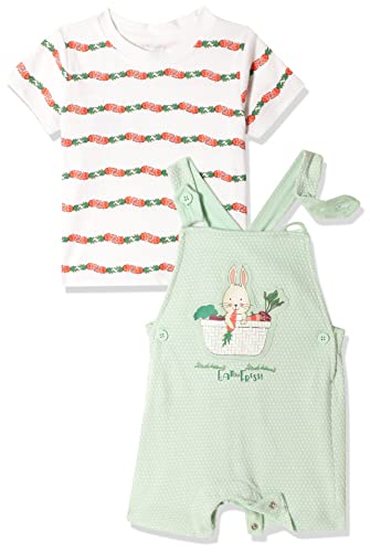 Image of miniklub Infant Boys White & Blue Printed Clothing Set