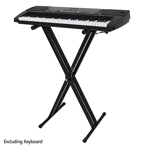 Support Clavier, Double Embase Forme X, Support Piano Électrique Réglable 6 Positions – en Métal, Noir - Les Beatles, Paul McCartney, John Lennon, RIngo Starr, George Harrison Support Clavier, Double Embase Forme X, Support Piano Électrique Réglable 6 Positions - en Métal, Noir – Image 4