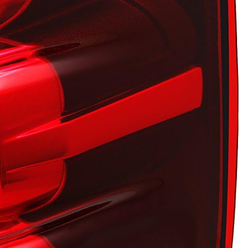 AKKON - For Chevy Avalanche Pickup Red Clear Tail Lights Brake Lamps Driver Left + Passenger Right Replacement