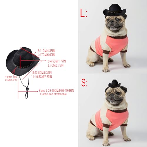 Awocan 01 Dog Cowboy Hat Cat Cowboy Hat Pet Cowboy Costume Mini Cowboy Hat thumb #5