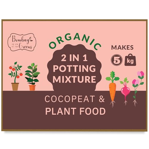 5Kg Soil Less 2 in 1 Potting Mixture - Contains Cocopeat and Orga...