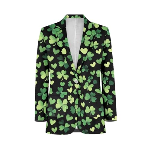 Men's Multicolor Blazer Jacket Xmas Casual One Button Holiday Business Suit with Pockets 8 Sizes3