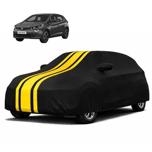 Image of Autofy Car Cover Waterproof CARIZMA for Tata Altroz [Year 2020 Onwards] - Altroz Car Cover Dust & UV Protection Altroz Car Body Cover with Mirror Pocket Soft Cotton Lining